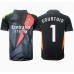 Real Madrid Thibaut Courtois #1 Keeper Borte Drakt 2024-25 Kortermet
